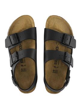 Sandalias Birkenstock Milano Negro para Mujer