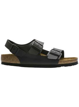 Sandalias Birkenstock Milano Negro para Mujer