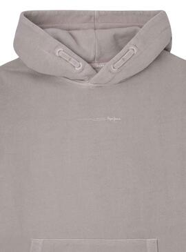 Sudadera Pepe Jeans Davide Hoodie Gris para Niño