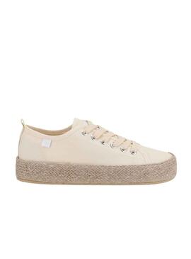 Zapatillas Walkin Pitas Ada Beige para Mujer