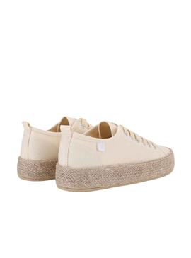 Zapatillas Walkin Pitas Ada Beige para Mujer