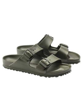 Sandalias Birkenstock  Arizona EVA regular fit para hombre en verde oliva