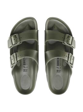 Sandalias Birkenstock  Arizona EVA regular fit para hombre en verde oliva