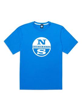 Camiseta North Sails Logo Azul Hombre