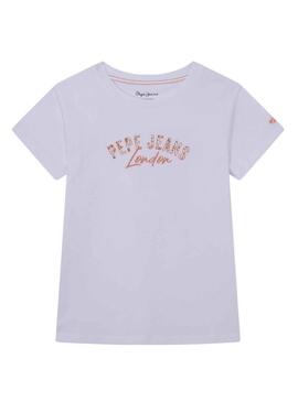 Camiseta Pepe Jeans Gervera Blanco para Niña