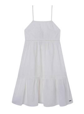 Vestido Pepe Jeans Hailey Blanco para Niña