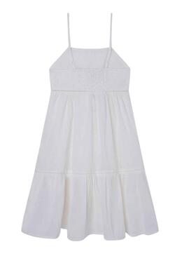 Vestido Pepe Jeans Hailey Blanco para Niña