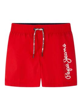 Bañador Pepe Jeans Gustave Rojo para Niño