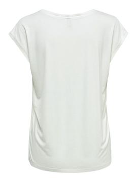 Camiseta Only Wilma Blanca Mujer