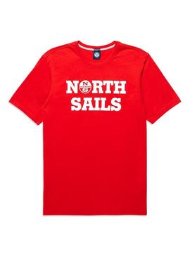 Camiseta North Sails Graphic Rojo Hombre