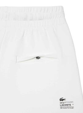 Shorts Lacoste Style Blanco para Mujer