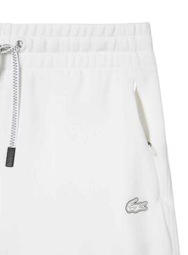 Shorts Lacoste Style Blanco para Mujer