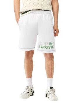 Bermudas Lacoste Club Blanco para Hombre