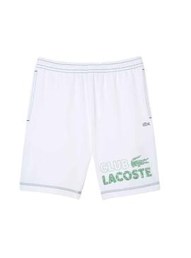 Bermudas Lacoste Club Blanco para Hombre