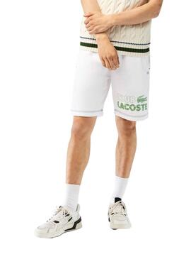 Bermudas Lacoste Club Blanco para Hombre