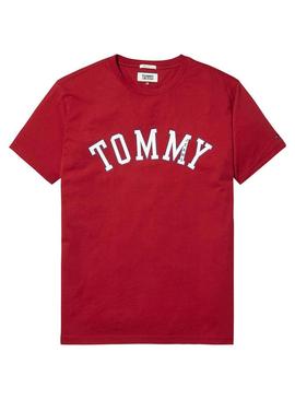 Camiseta Tommy Jeans Essential Rojo