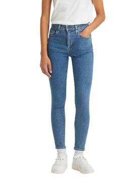 Pantalón Vaquero Levis 721 High Rise Azul Mujer