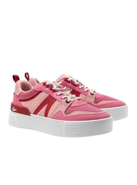 Zapatillas Lacoste Heel Pop Rosa para Mujer