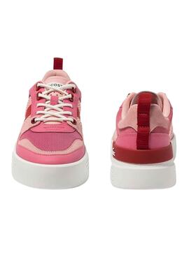 Zapatillas Lacoste Heel Pop Rosa para Mujer