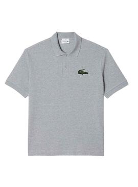 Polo Lacoste Loose Gris para Hombre y Mujer