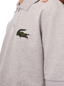 Polo Lacoste Loose Gris para Hombre y Mujer