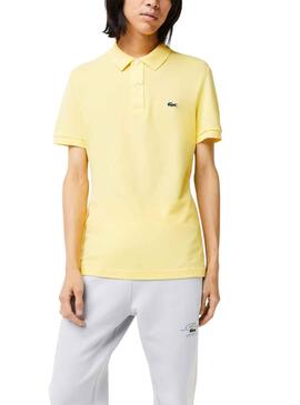 Polo Lacoste Básico Amarillo para Hombre