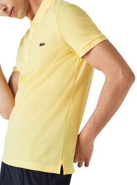 Polo Lacoste Básico Amarillo para Hombre