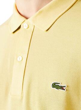 Polo Lacoste Básico Amarillo para Hombre