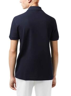 Polo Lacoste Bandas Marino para Hombre