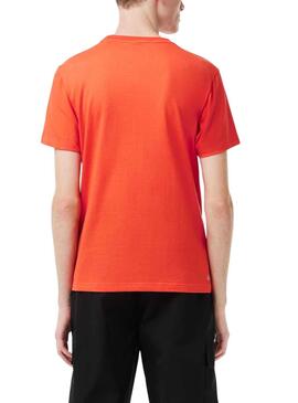 Camiseta Lacoste Sport Naranja para Hombre