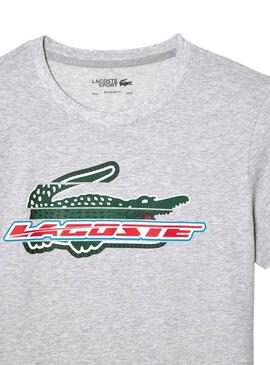 Camiseta Lacoste Sport Gris para Hombre