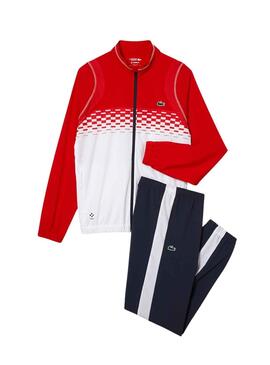 Chándal Lacoste Daniil Medvedev Rojo para Hombre