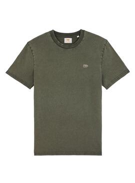 Camiseta Klout Basica Dyed Verde Algodón Orgánico