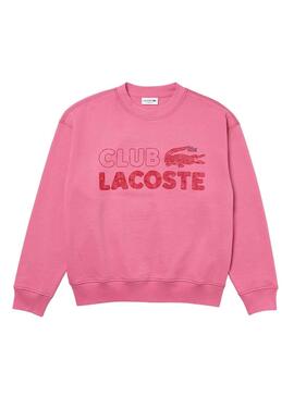 Sudadera Lacoste Club Rosa para Hombre