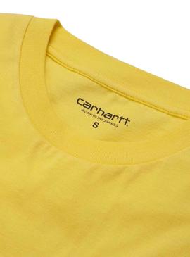 Camiseta Carhartt Script Amarillo Mujer