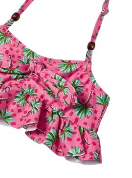 Bikini Mayoral Volante Lazo Rosa para Niña