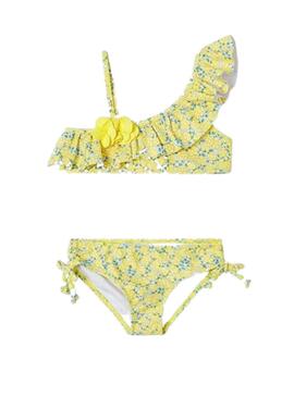 Bikini Mayoral Asimetrico Amarillo para Niña