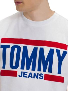 Camiseta  Tommy Jeans Essential Blanco
