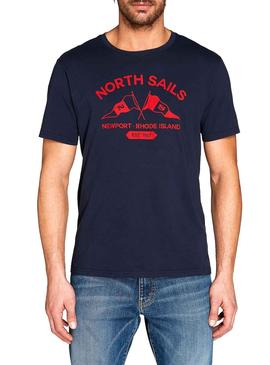 Camiseta North Sails Newport Marino Hombre