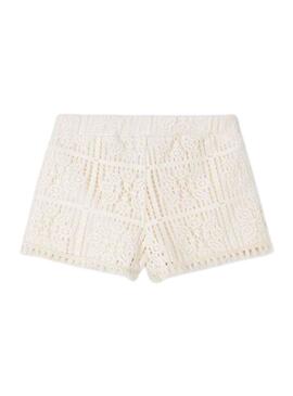 Short Mayoral Punto Crochet Beige para Niña