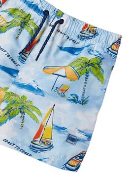 Bañador Mayoral Estampado Ola Azul para Niño