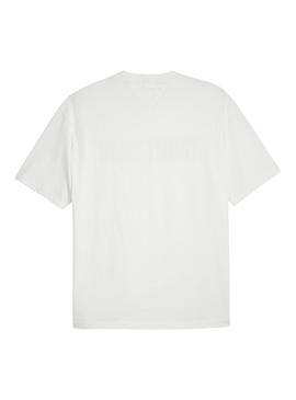 Camiseta Tommy Jeans Big Logo Blanco Hombre