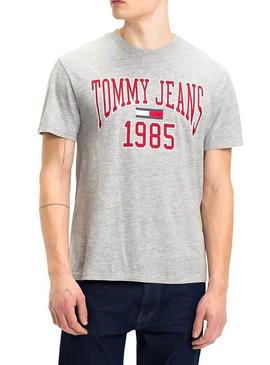 Camiseta Tommy Jeans Collegiate Gris