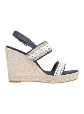 Sandalias Tommy Hilfiger Webbing Marino para Mujer