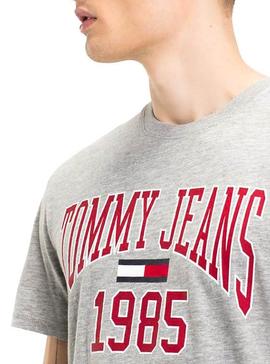 Camiseta Tommy Jeans Collegiate Gris