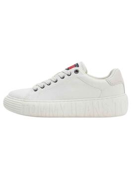 Zapatillas Tommy Jeans Cupsole Blanco para Mujer