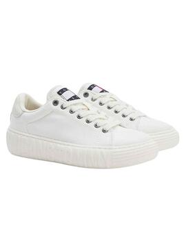 Zapatillas Tommy Jeans Cupsole Blanco para Mujer