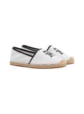 Alpargatas Tommy Hilfiger Embroidery Blanco Mujer