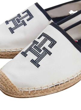 Alpargatas Tommy Hilfiger Embroidery Blanco Mujer