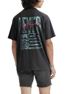 Camiseta Levis 501 Vintage Negro para Hombre